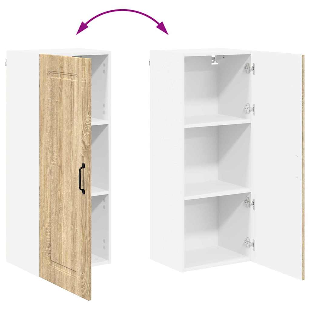 Dulap suspendat de bucatarie Stejar Sonoma 40 x 31 x 100 cm — imaginea 12