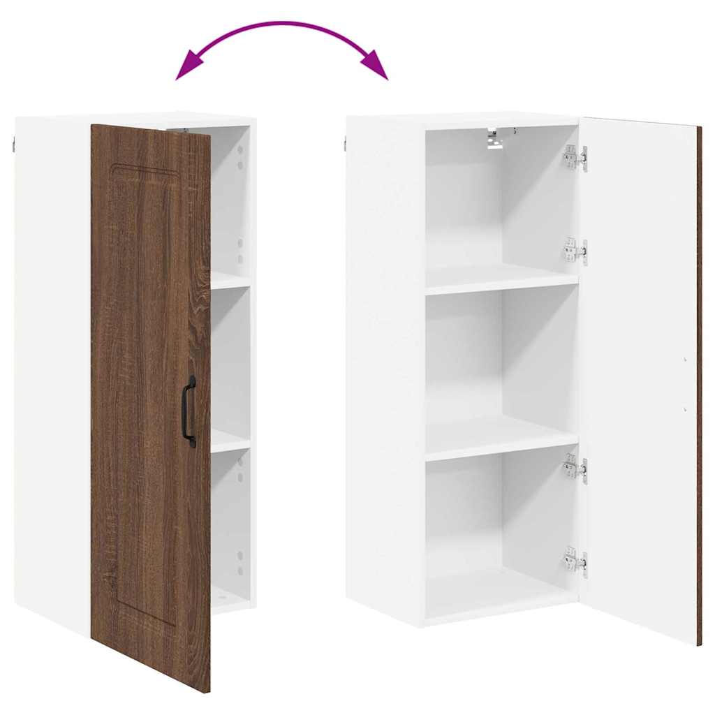 Dulap suspendat de bucatarie Stejar inchis 40 x 31 x 100 cm — imaginea 12