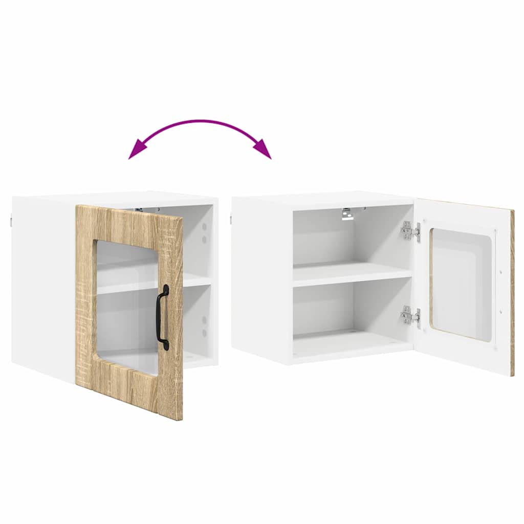 Dulap suspendat de bucatarie Stejar Sonoma 40 x 31 x 40 cm — imaginea 12
