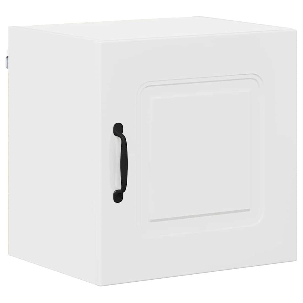 Dulap suspendat de bucatarie cu raft Alb lucios 40 x 31 x 40 cm