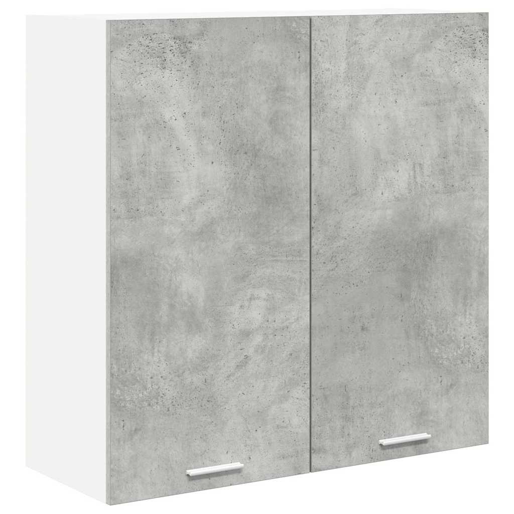Dulap suspendat cu raft Riga Gri din beton 80 x 31 x 80 cm