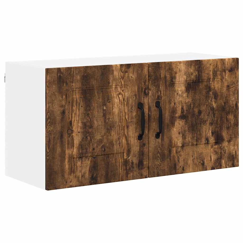 Dulap suspendat de bucatarie Stejar fumuriu 80 x 31 x 40 cm