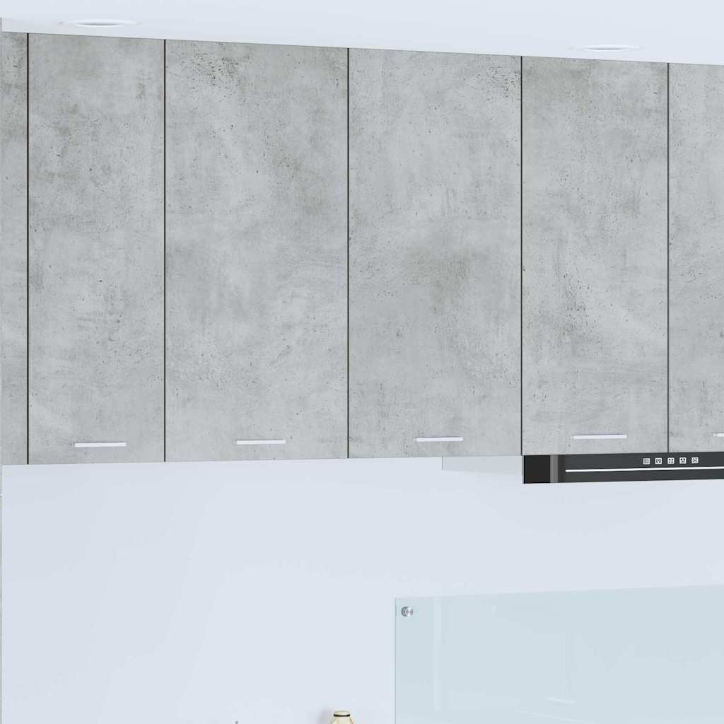 Dulap suspendat cu raft Riga Gri din beton 80 x 31 x 80 cm — imaginea 2