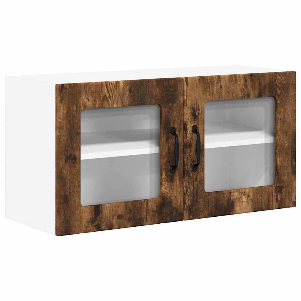 Dulap suspendat de bucatarie Stejar fumuriu 80 x 31 x 40 cm