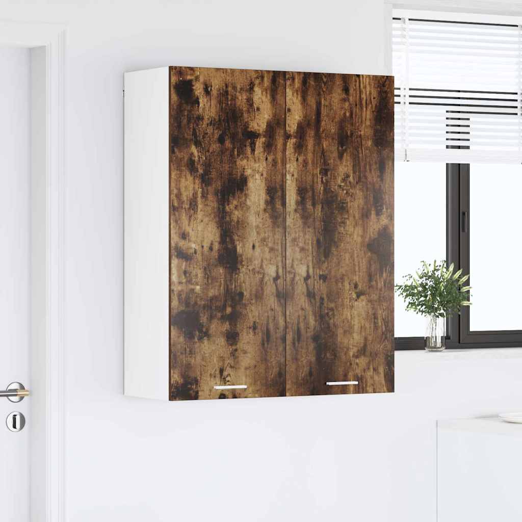 Dulap suspendat cu raft Riga Stejar fumuriu 80 x 31 x 100 cm — imaginea 5