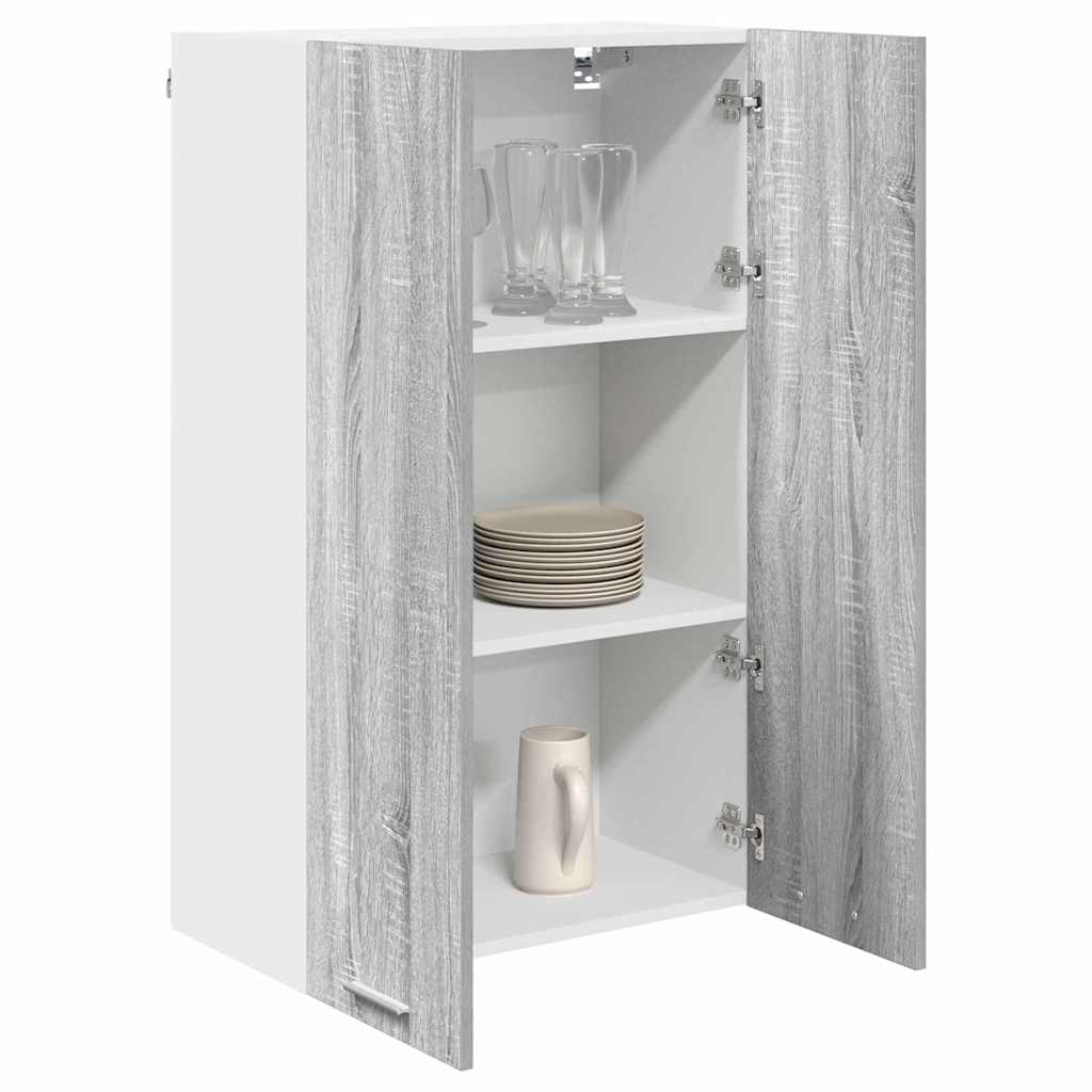 Dulap suspendat Riga Gri Sonoma 60 x 31 x 100 cm Lemn compozit — imaginea 4