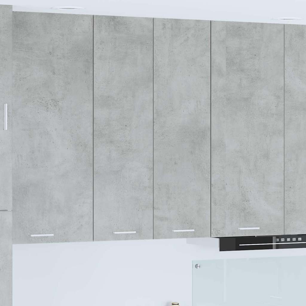 Dulap suspendat cu raft Riga Gri din beton 60 x 31 x 100 cm — imaginea 2