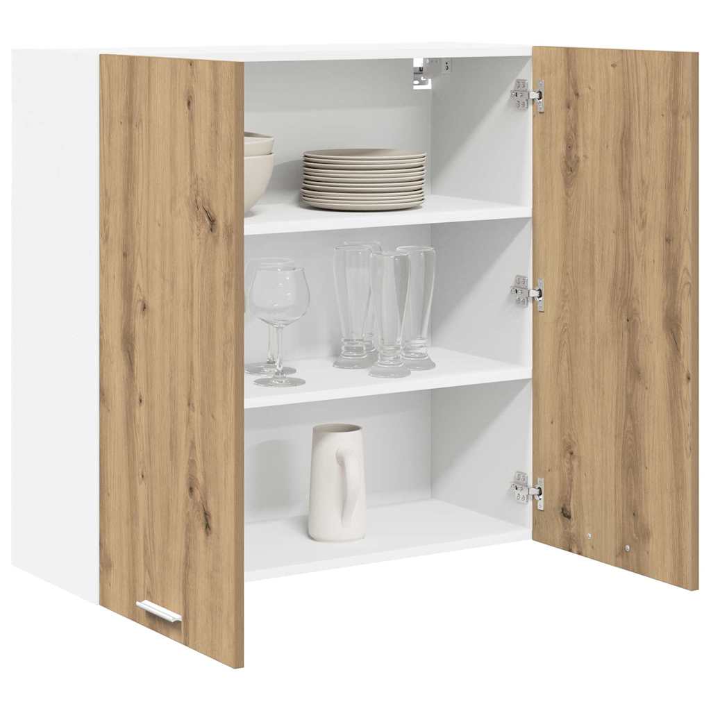 Dulap suspendat cu raft Riga Stejar Artizanal 80 x 31 x 80 cm — imaginea 4