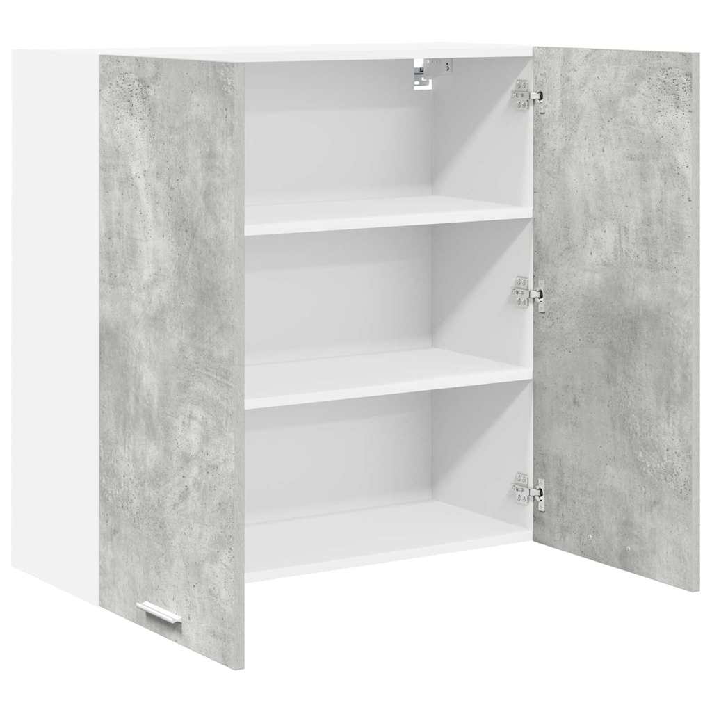 Dulap suspendat cu raft Riga Gri din beton 80 x 31 x 80 cm — imaginea 6