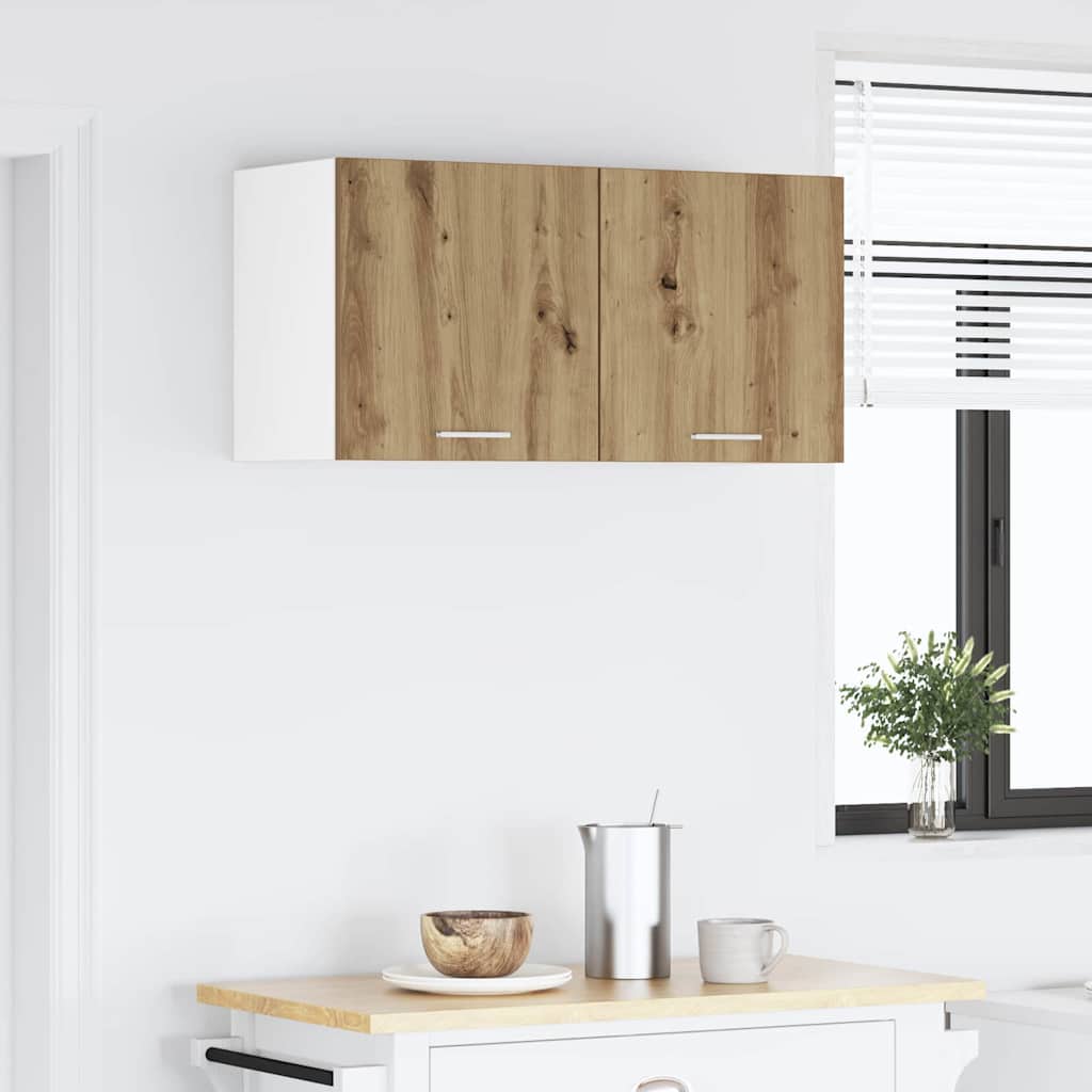 Dulap suspendat cu raft Riga Stejar Artizanal 80 x 31 x 40 cm — imaginea 5