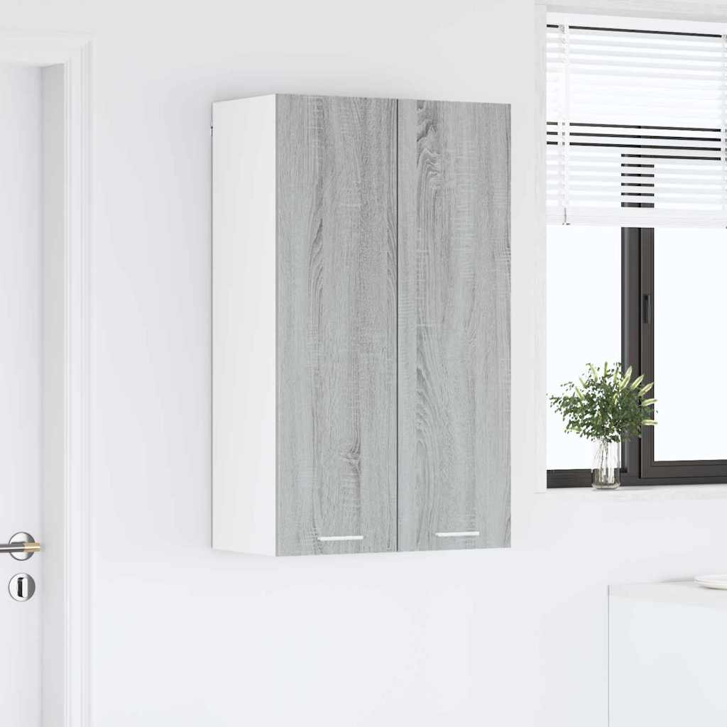 Dulap suspendat Riga Gri Sonoma 60 x 31 x 100 cm Lemn compozit — imaginea 5