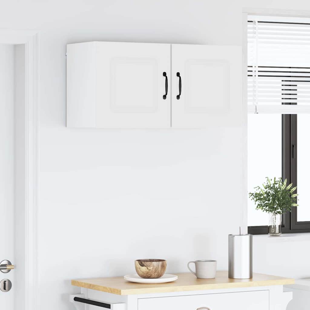 Dulap suspendat de bucatarie Alb 40 x 31 x 40 cm Lemn compozit — imaginea 5