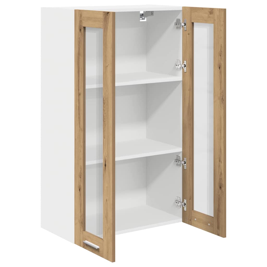 Dulap suspendat cu raft Riga Stejar Artizanal 60 x 31 x 100 cm — imaginea 6