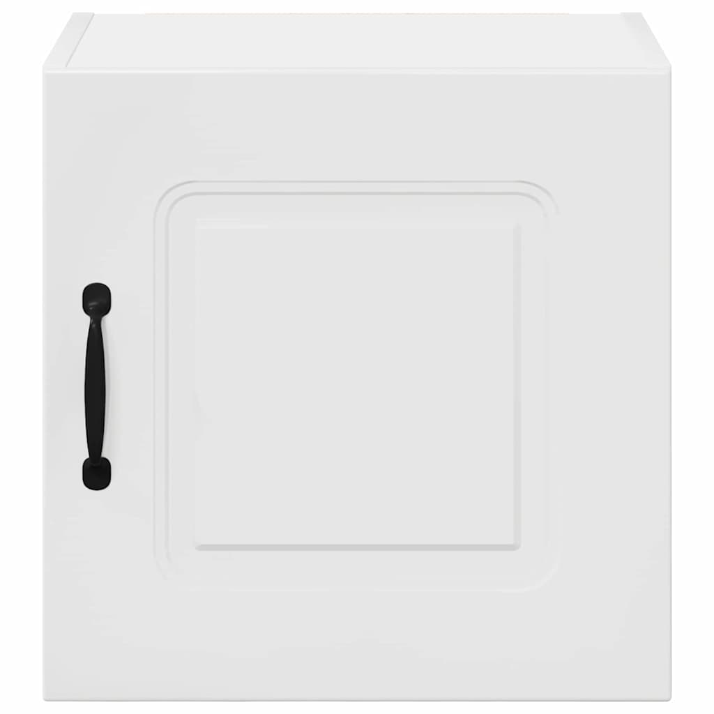 Dulap suspendat de bucatarie cu raft Alb lucios 40 x 31 x 40 cm — imaginea 7
