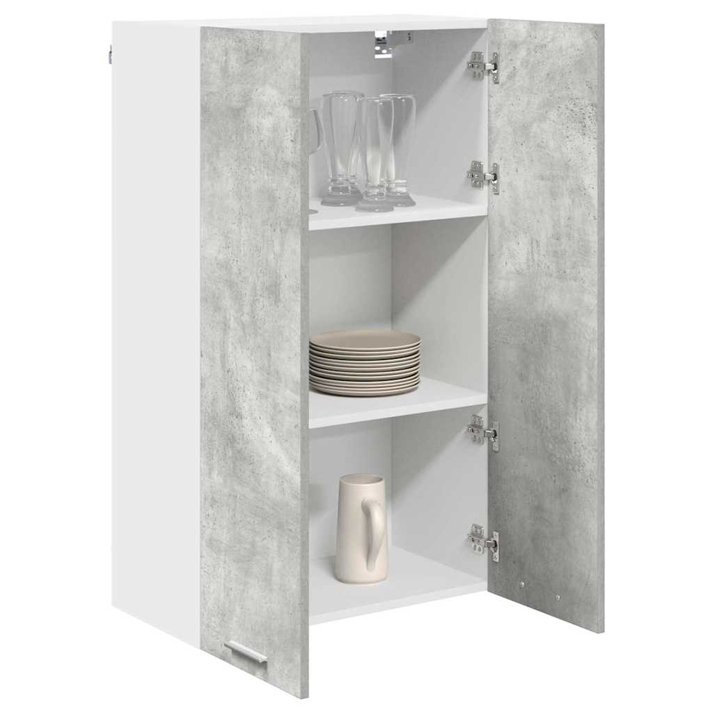 Dulap suspendat cu raft Riga Gri din beton 60 x 31 x 100 cm — imaginea 4