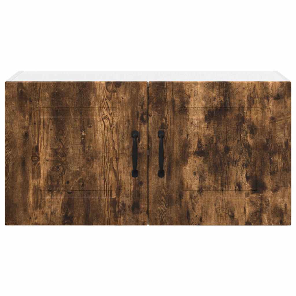 Dulap suspendat de bucatarie Stejar fumuriu 80 x 31 x 40 cm — imaginea 7