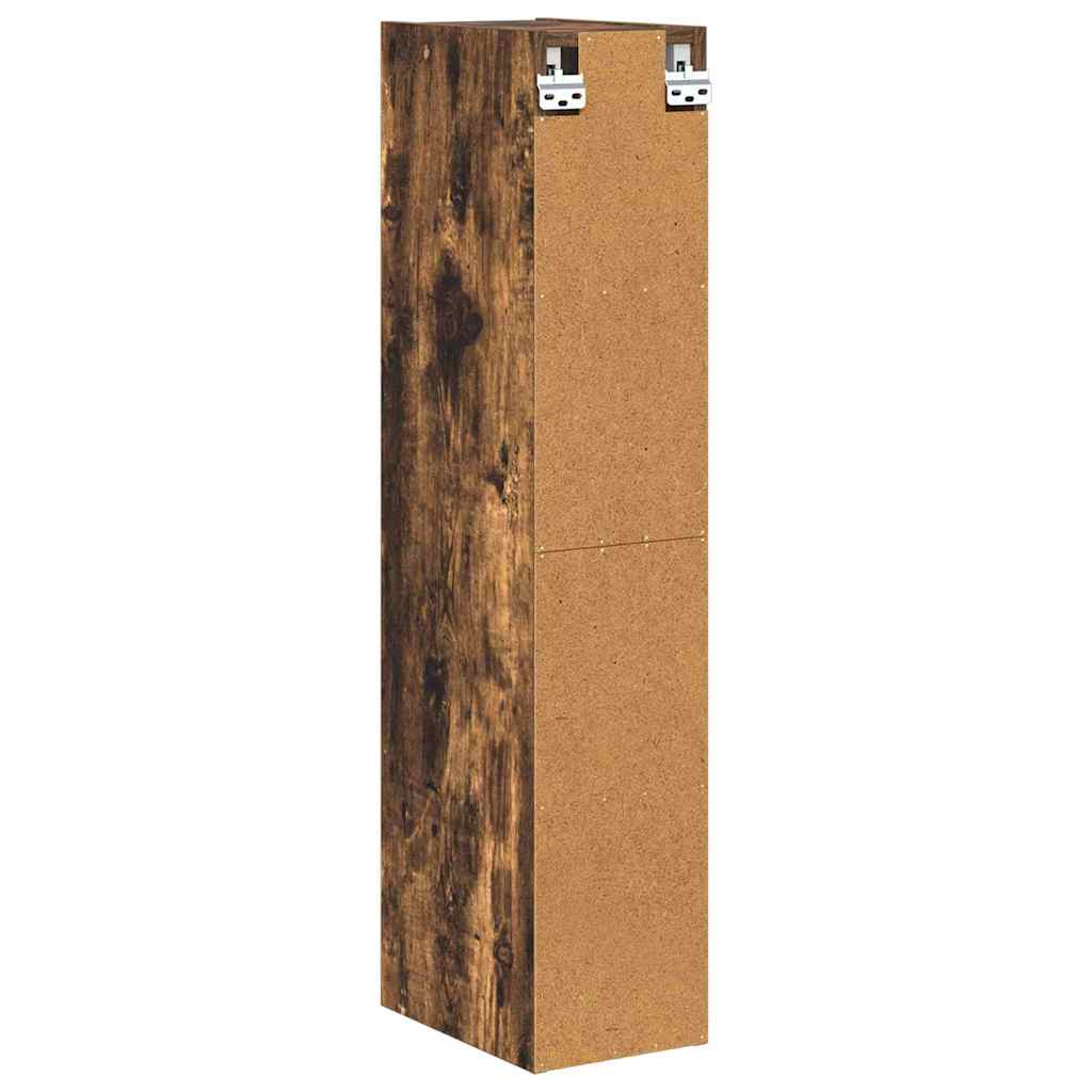 Dulap suspendat cu raft Riga Stejar fumuriu 20 x 29,5 x 100 cm — imaginea 8