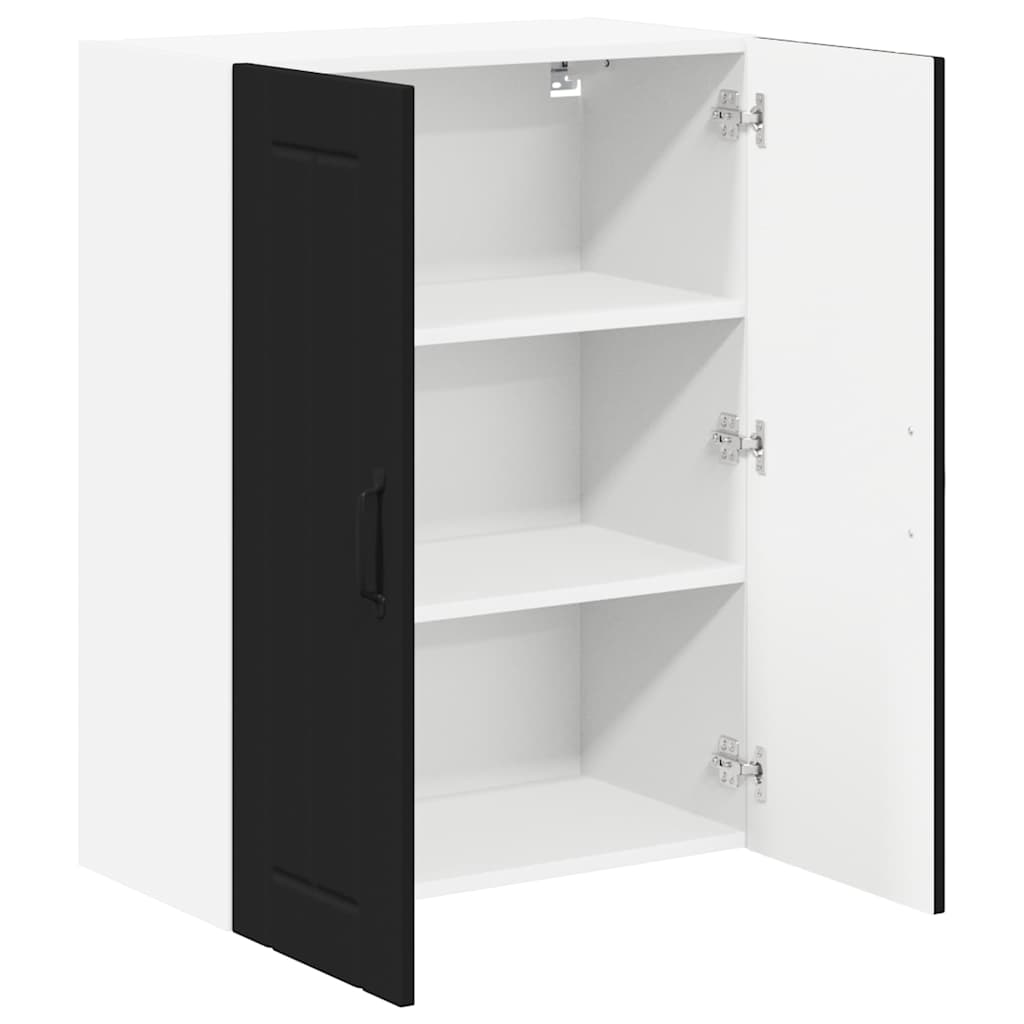 Dulap suspendat de bucatarie cu raft Negru 60 x 31 x 80 cm — imaginea 6