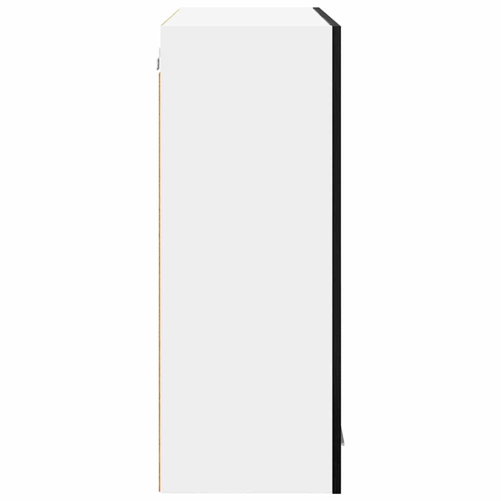 Dulap suspendat Riga Stejar Negru 80 x 31 x 80 cm Lemn compozit — imaginea 8