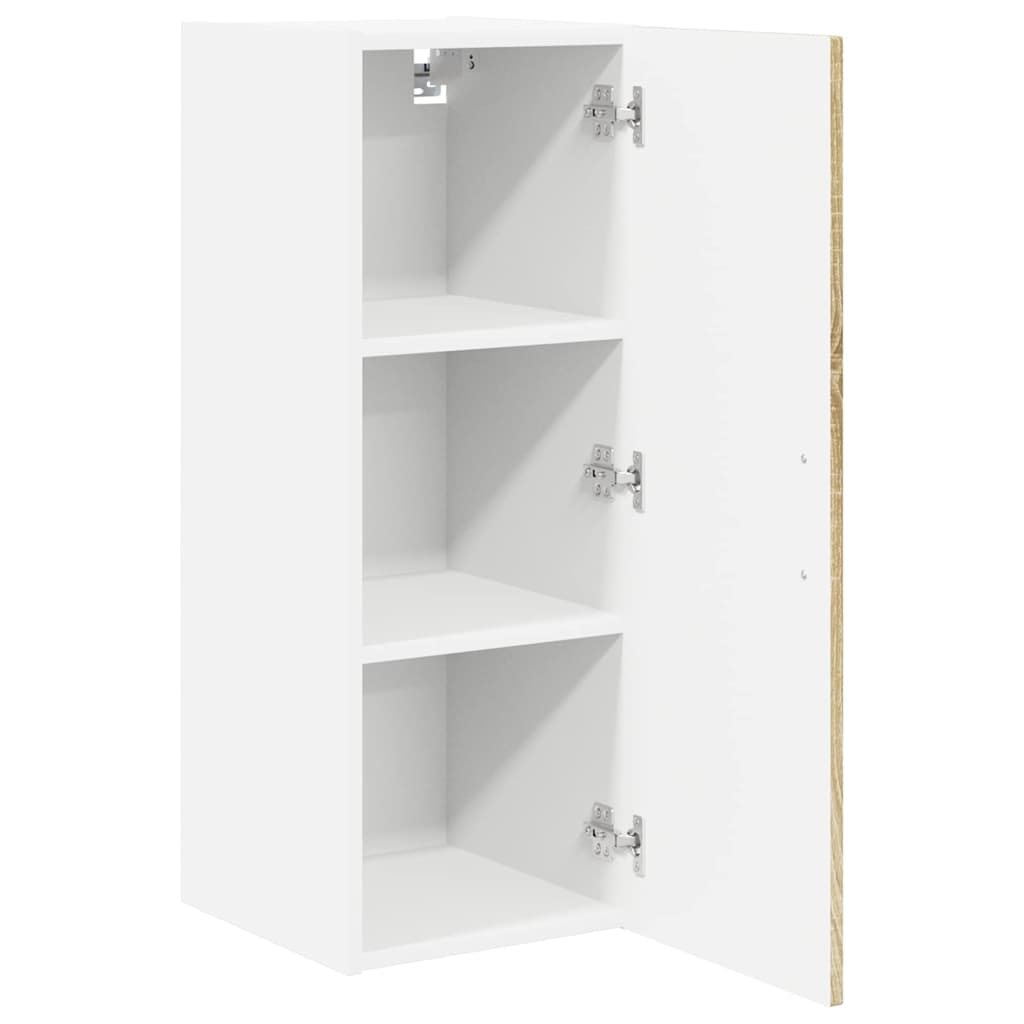 Dulap suspendat de bucatarie cu raft 2 pcs Stejar Sonoma — imaginea 7