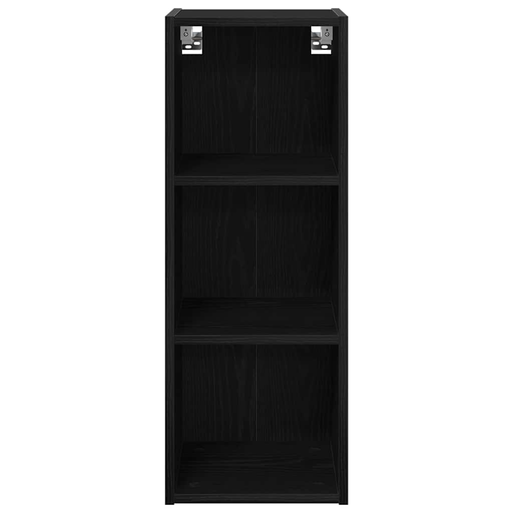 Dulap suspendat cu raft Riga Stejar Negru 30 x 29,5 x 80 cm — imaginea 6