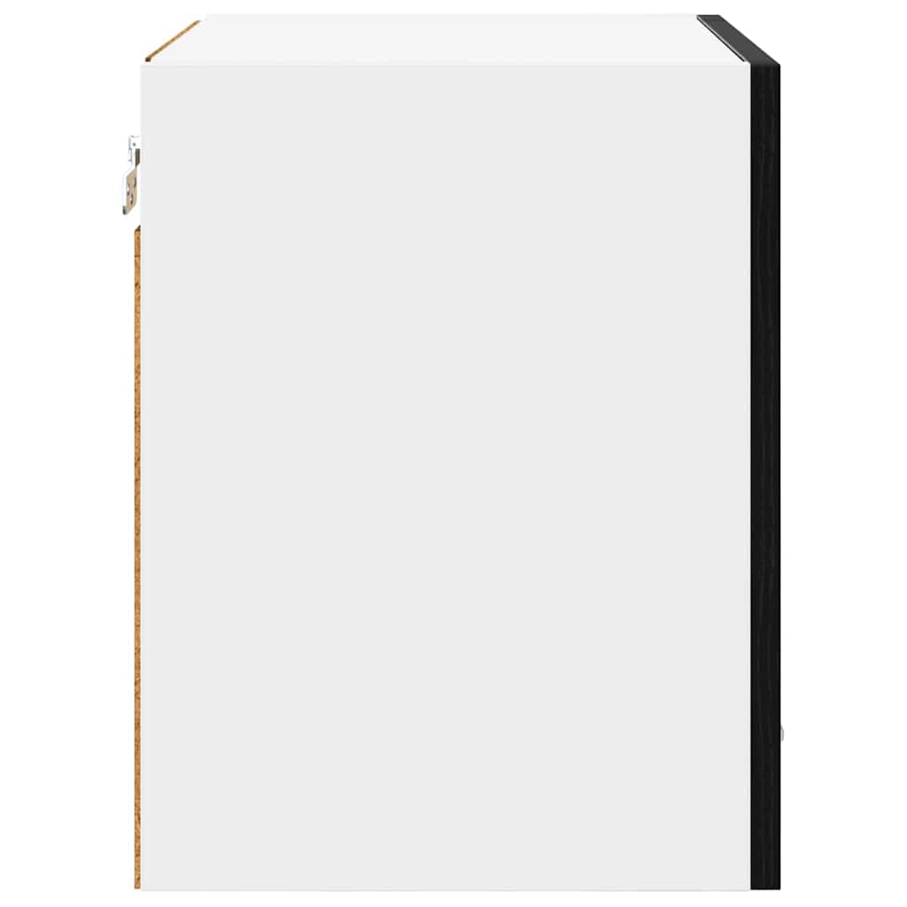 Dulap suspendat Riga Stejar Negru 40 x 31 x 40 cm Lemn compozit — imaginea 8