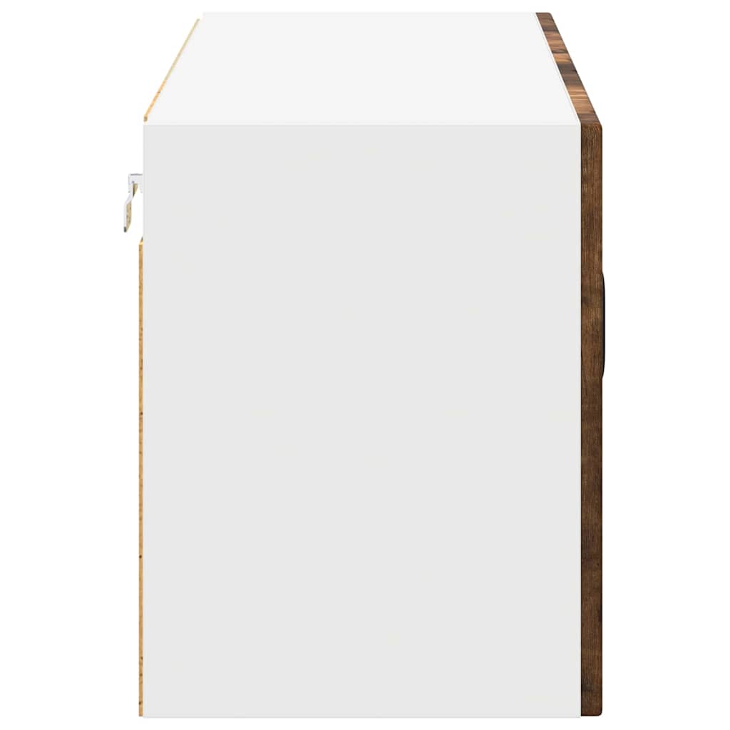 Dulap suspendat de bucatarie Stejar fumuriu 80 x 31 x 40 cm — imaginea 8