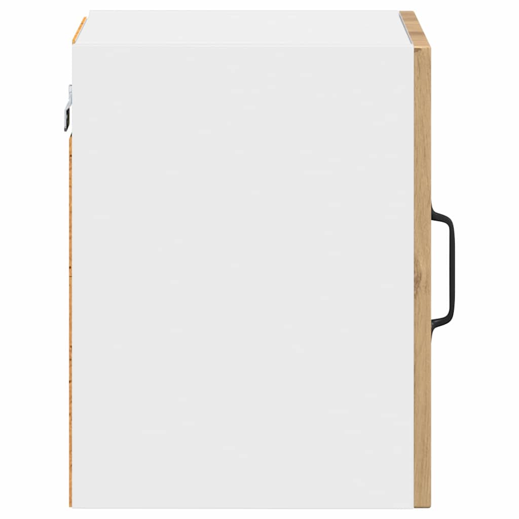 Dulap suspendat de bucatarie cu raft 2 pcs Stejar Artizanal — imaginea 9