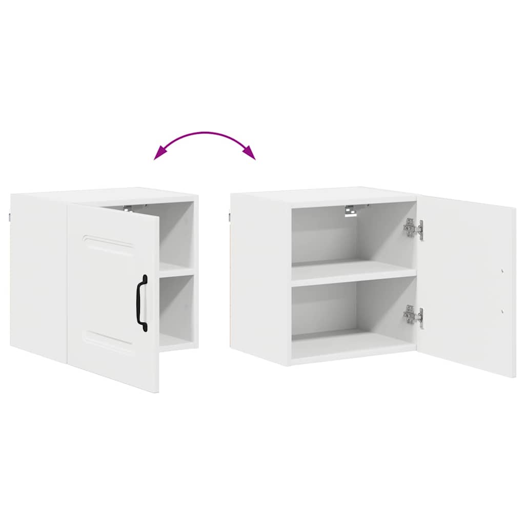 Dulap suspendat de bucatarie cu raft Alb lucios 40 x 31 x 40 cm — imaginea 12