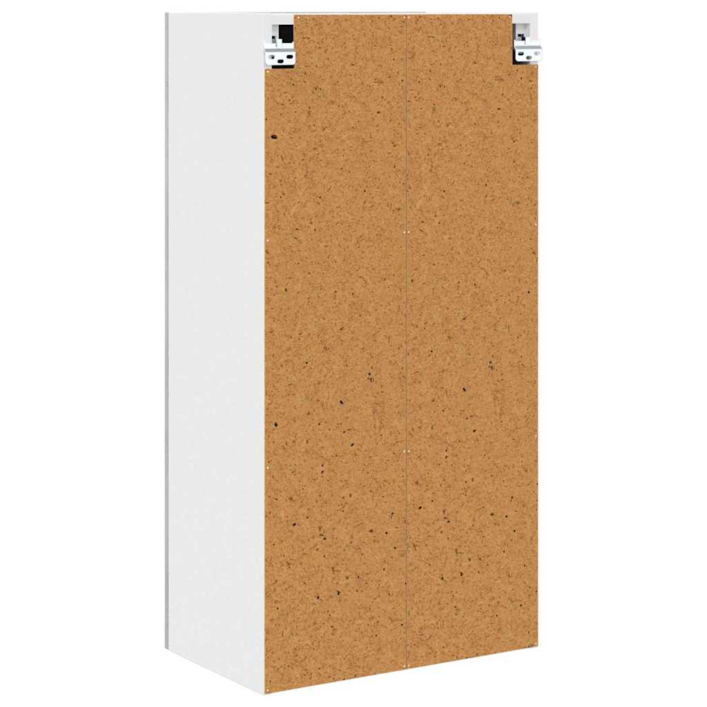Dulap suspendat cu raft Riga Gri Sonoma si Alb 50 x 31 x 100 cm — imaginea 9