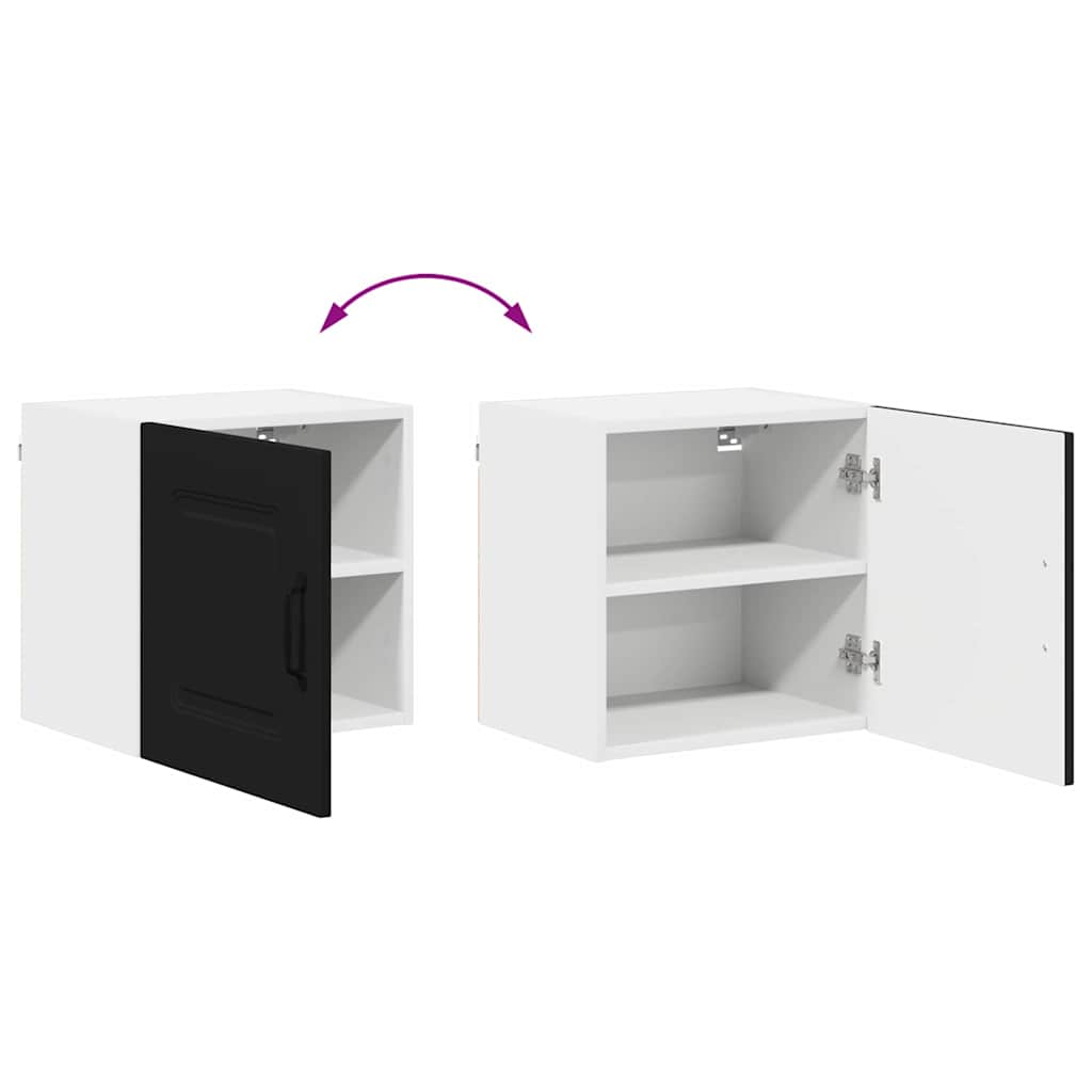 Dulap suspendat de bucatarie cu raft Negru 40 x 31 x 40 cm — imaginea 12