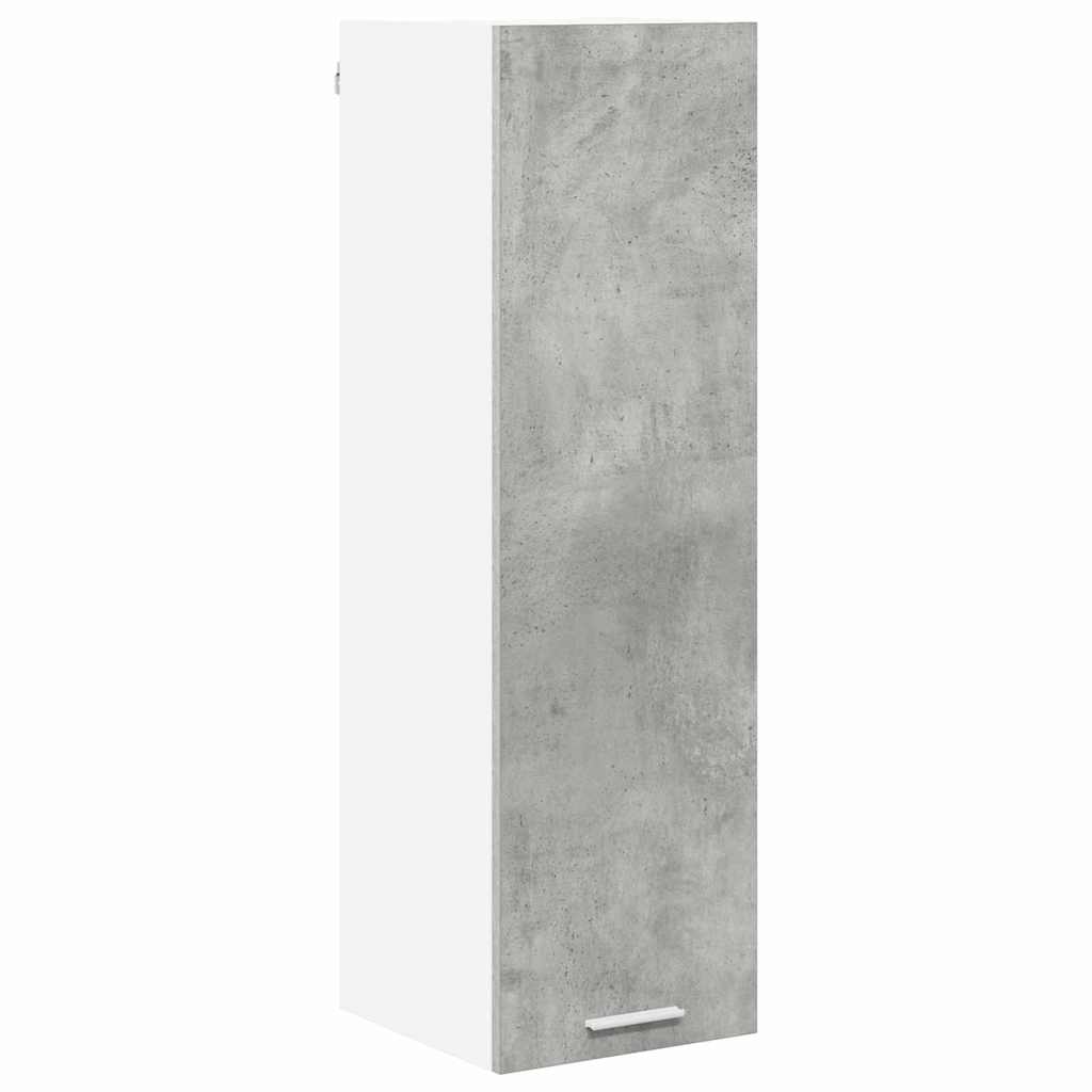 Dulap suspendat cu raft Riga Gri din beton 30 x 31 x 100 cm