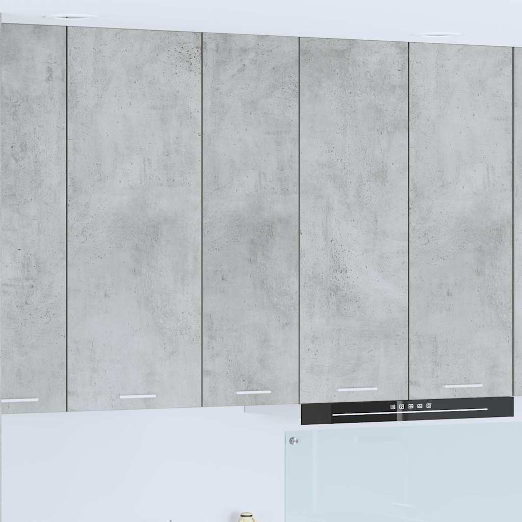 Dulap suspendat cu raft Riga Gri din beton 30 x 31 x 100 cm — imaginea 2