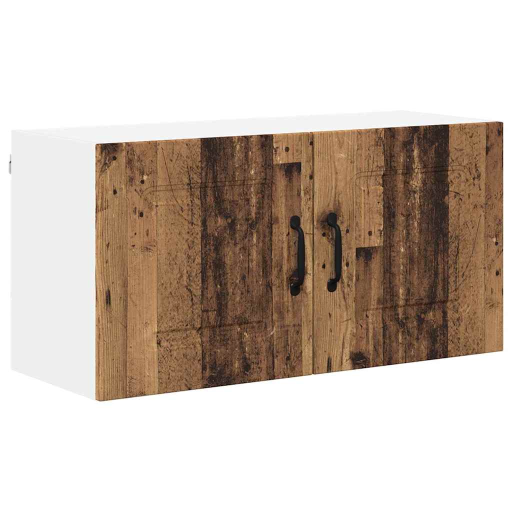 Dulap suspendat de bucatarie cu raft Lemn Vechi 80 x 31 x 40 cm