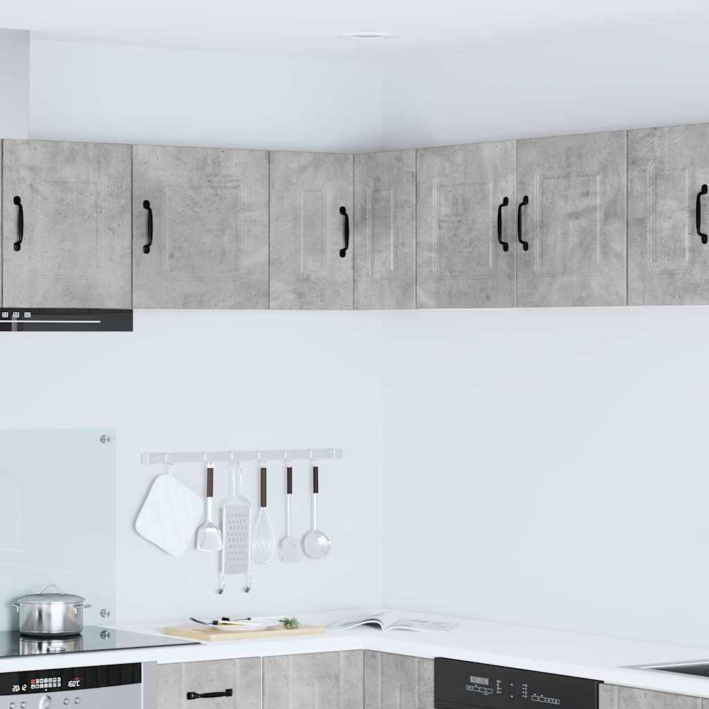 Dulap suspendat de bucatarie Gri din beton 57 x 57 x 40 cm — imaginea 2