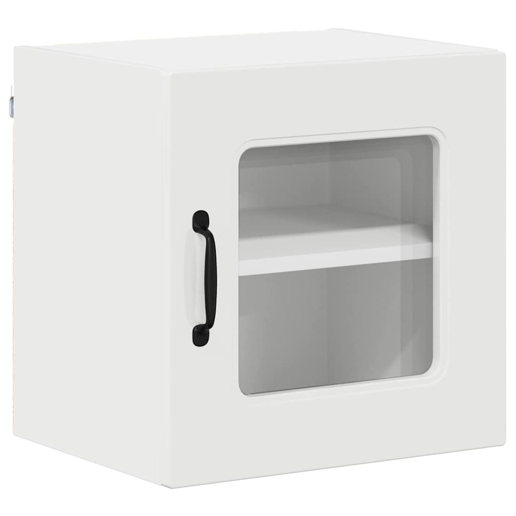 Dulap suspendat de bucatarie 2 pcs Alb lucios 40 x 31 x 40 cm — imaginea 6