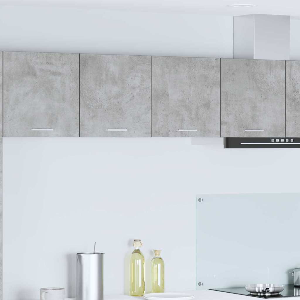 Dulap suspendat cu raft Riga Gri din beton 80 x 31 x 40 cm — imaginea 2