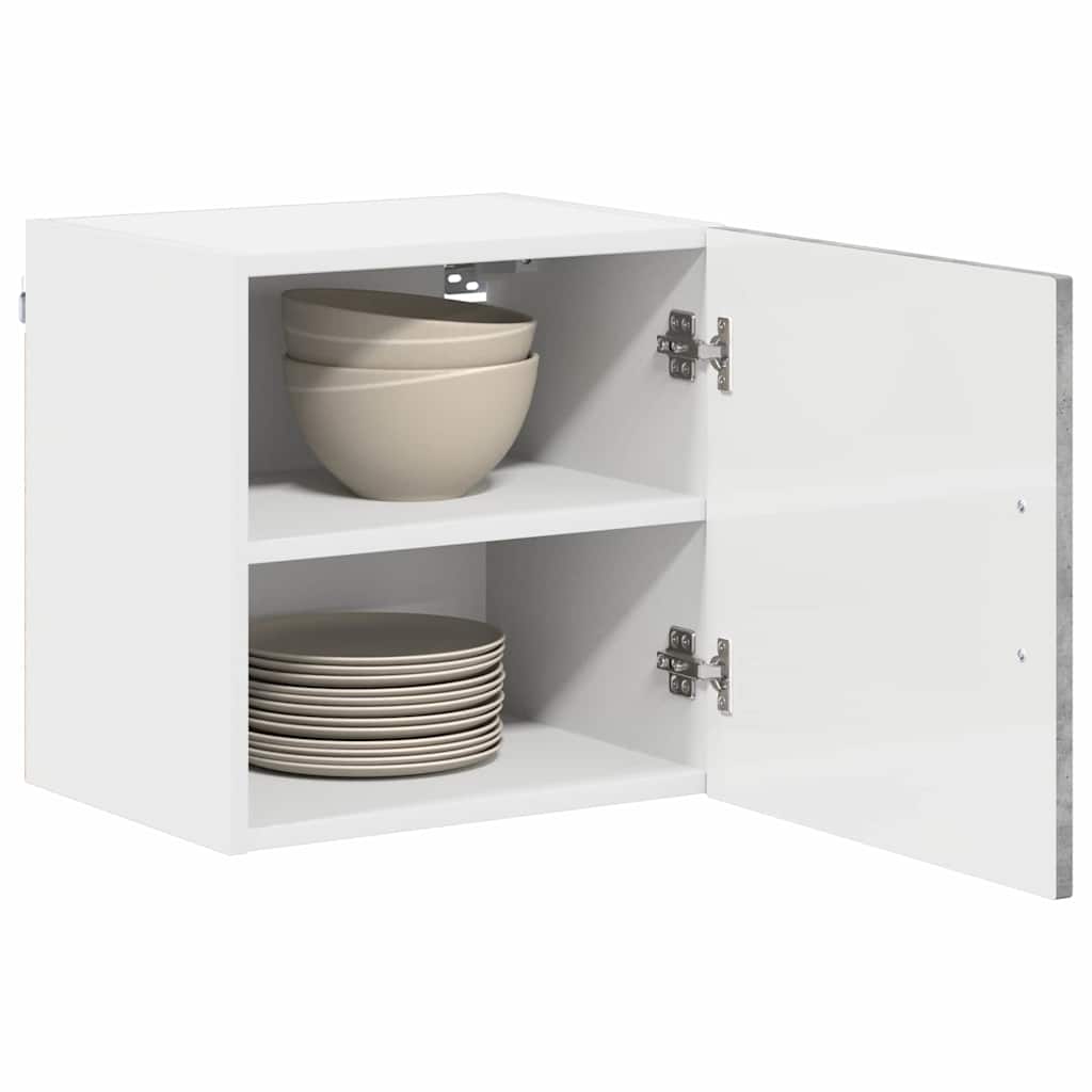 Dulap suspendat de bucatarie Gri din beton 40 x 31 x 40 cm — imaginea 4