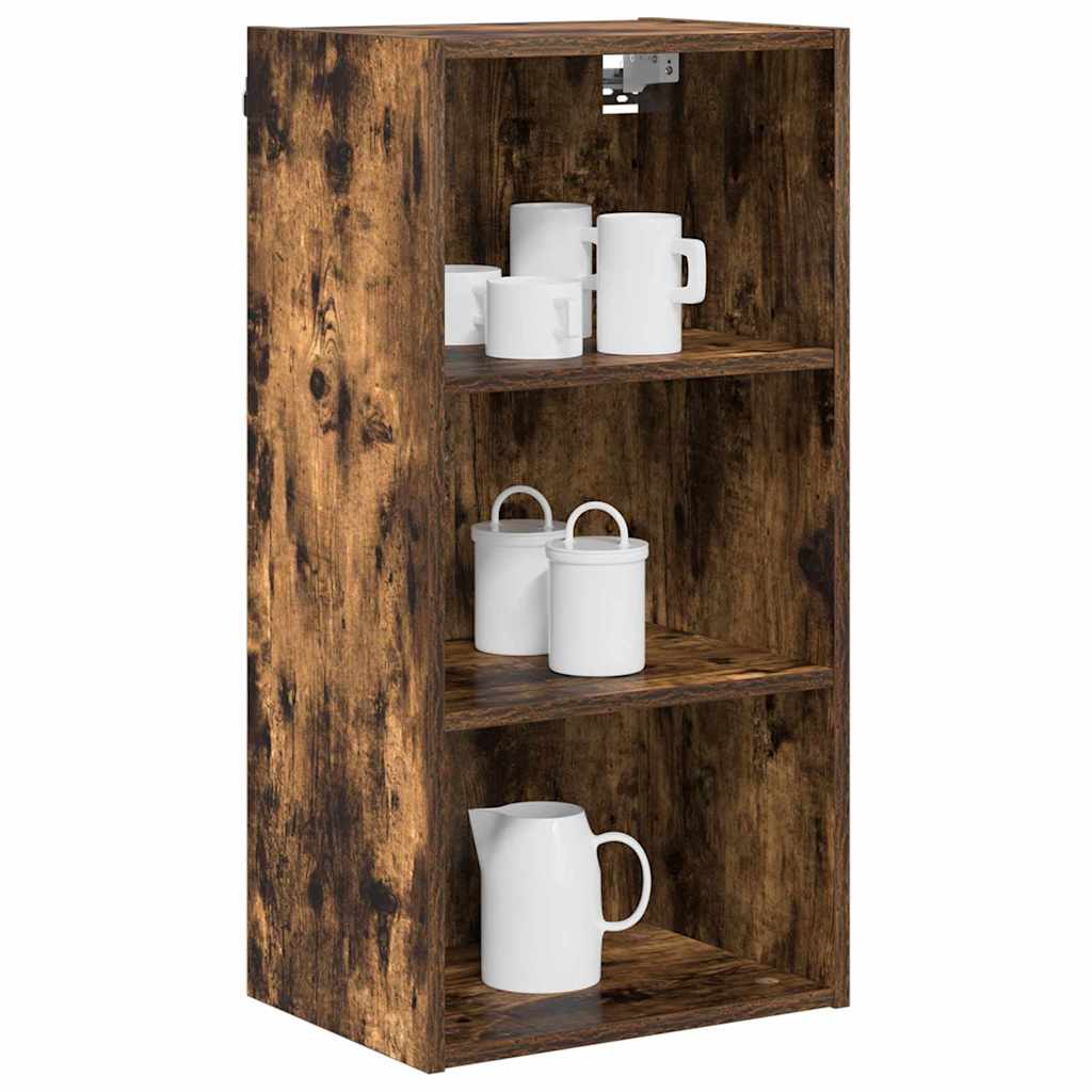 Dulap suspendat cu raft Riga Stejar fumuriu 40 x 29,5 x 80 cm — imaginea 4