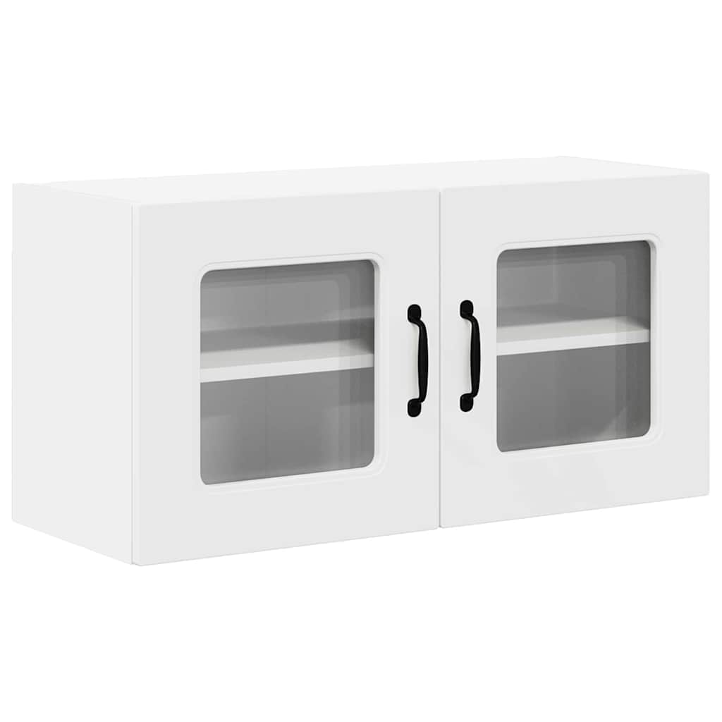 Dulap suspendat de bucatarie Alb 80 x 31 x 40 cm Lemn compozit