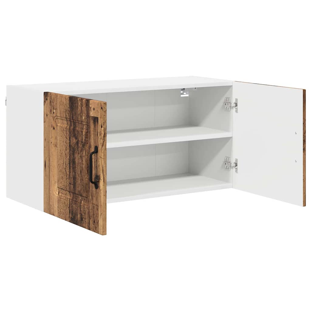 Dulap suspendat de bucatarie cu raft Lemn Vechi 80 x 31 x 40 cm — imaginea 6