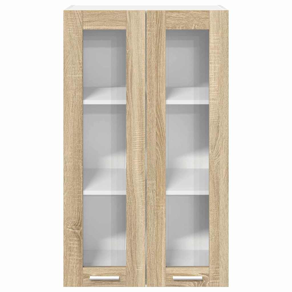 Dulap suspendat cu raft Riga Stejar Sonoma 60 x 31 x 100 cm — imaginea 7