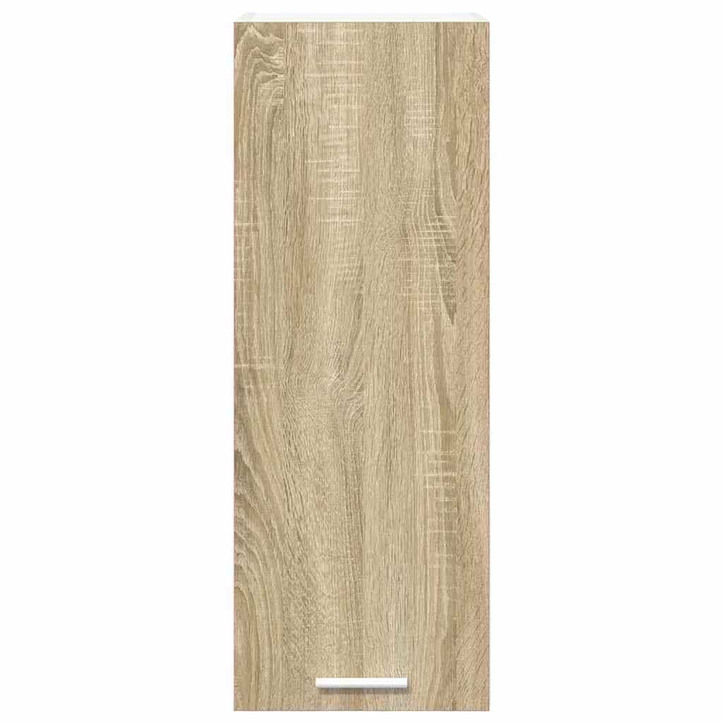 Dulap suspendat Riga Stejar Sonoma si Alb 30 x 31 x 80 cm — imaginea 7