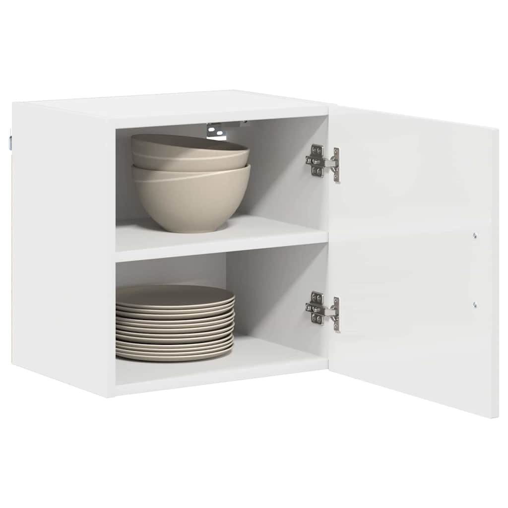 Dulap suspendat de bucatarie 2 pcs Alb lucios 40 x 31 x 40 cm — imaginea 4
