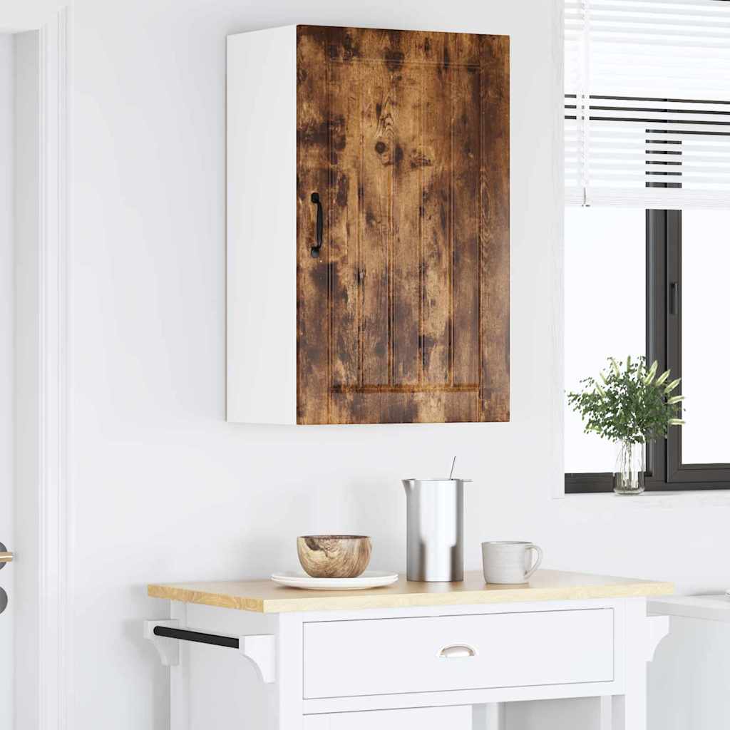 Dulap suspendat de bucatarie Stejar fumuriu 50 x 31 x 80 cm — imaginea 5