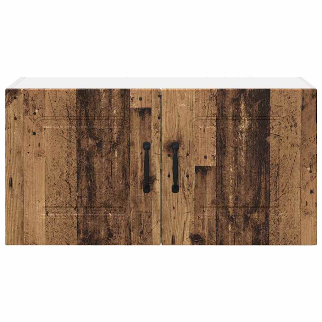 Dulap suspendat de bucatarie cu raft Lemn Vechi 80 x 31 x 40 cm — imaginea 7
