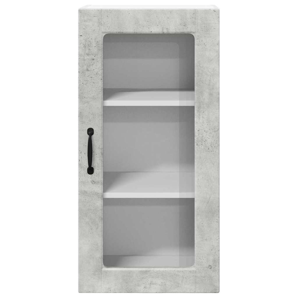Dulap suspendat de bucatarie Gri din beton 40 x 31 x 80 cm — imaginea 7