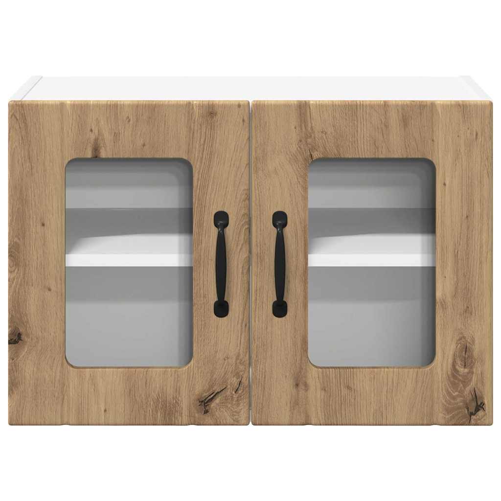 Dulap suspendat de bucatarie Stejar Artizanal 60 x 31 x 40 cm — imaginea 7
