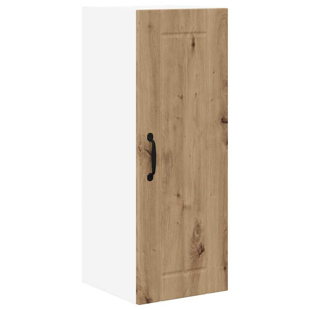 Dulap suspendat de bucatarie cu raft 2 pcs Stejar Artizanal — imaginea 6