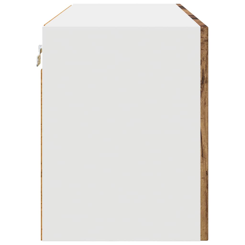Dulap suspendat de bucatarie cu raft Lemn Vechi 80 x 31 x 40 cm — imaginea 8
